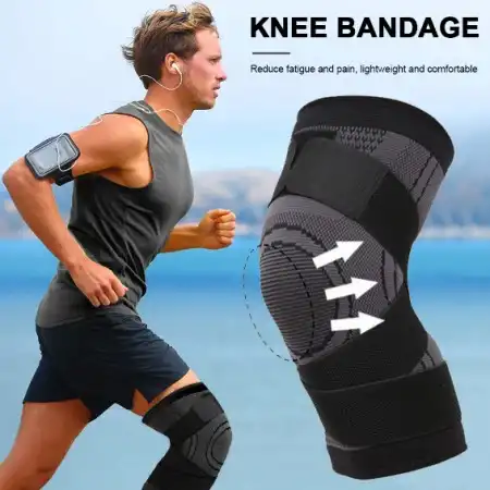 X Black (১ পায়ের ) Knee Pain Reducer Knee pad